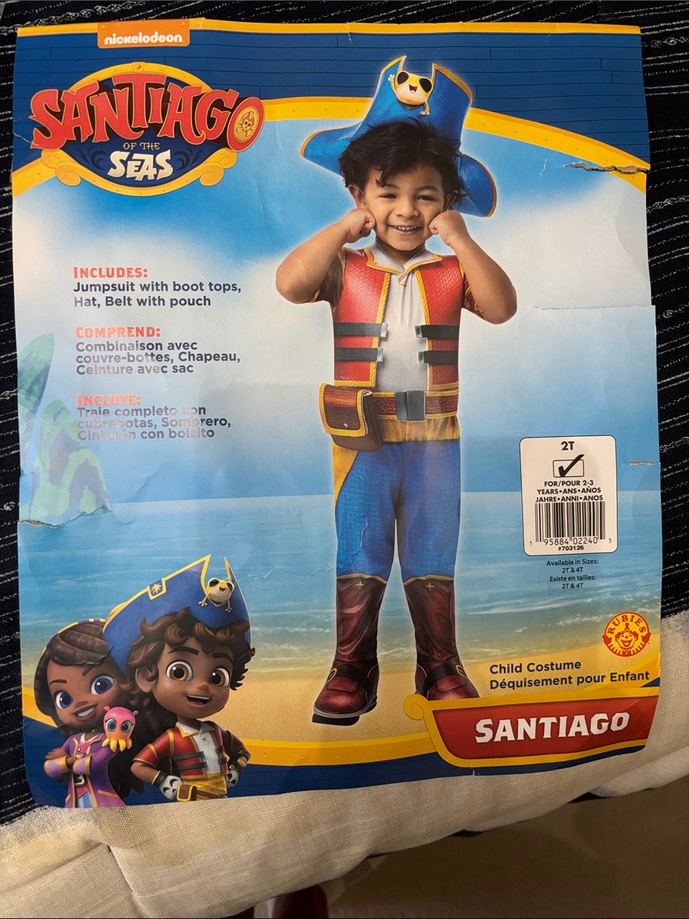 Nickelodeon Santiago of the Seas costume